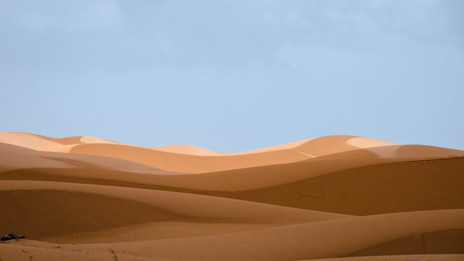 Piaski Sahary w Mauretanii